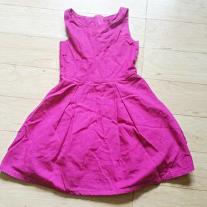 Gap Girls sleeveless fuscia dress M/8